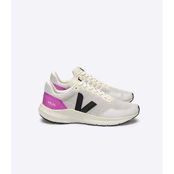 Veja MARLIN V-KNIT Women's Running Shoes White | NZ 378NWY